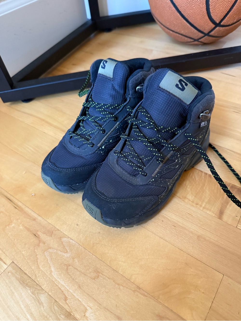 Salomon Navy and Black Kids' Hiking Boots